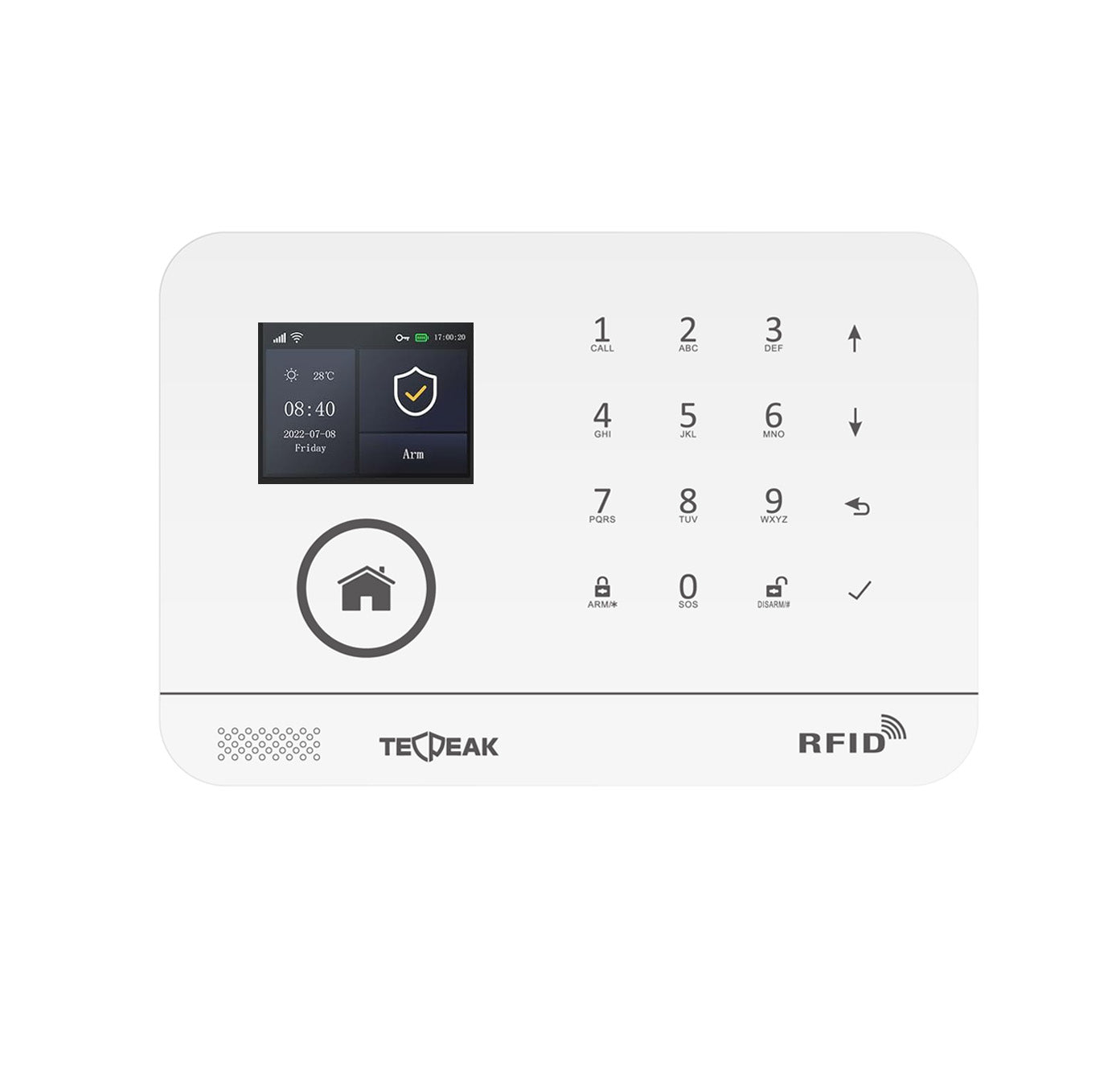 A4 WiFi GSM Smart Home Alarm (White) β TECPEAK