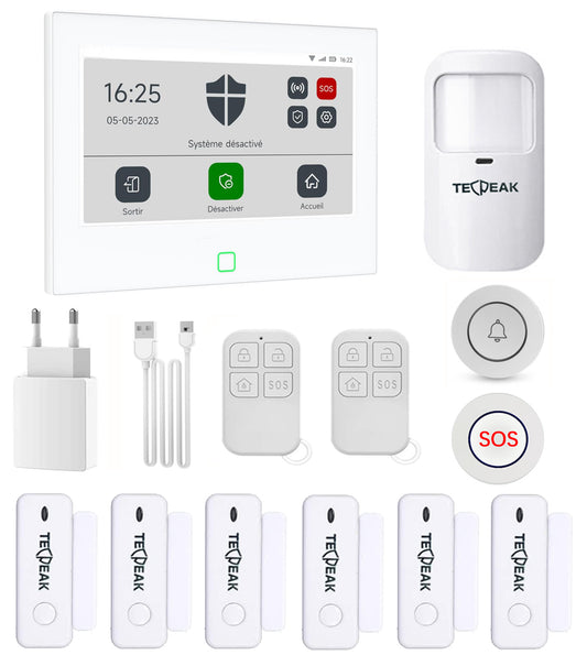 S2 - 7“ WiFi / GSM / 2G / 4G Alarma Casa
