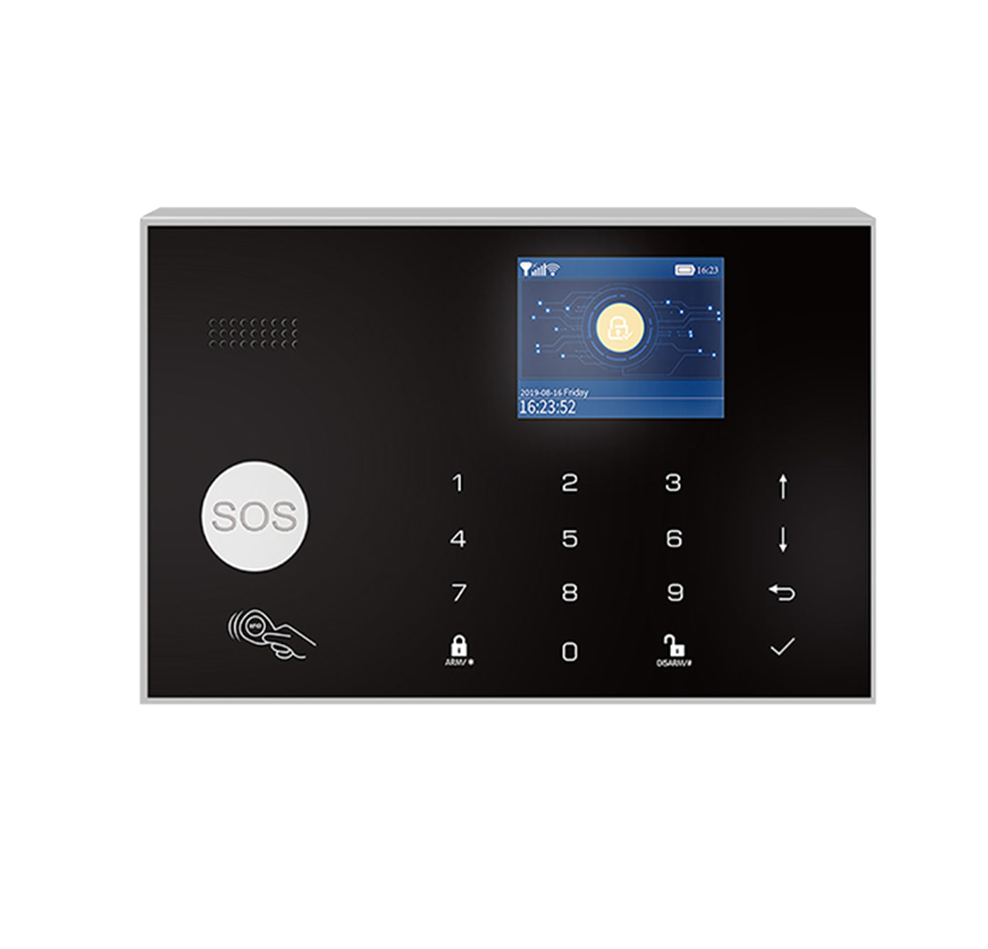 A2 - Allarme di Sicurezza WiFi / GSM (Nero)