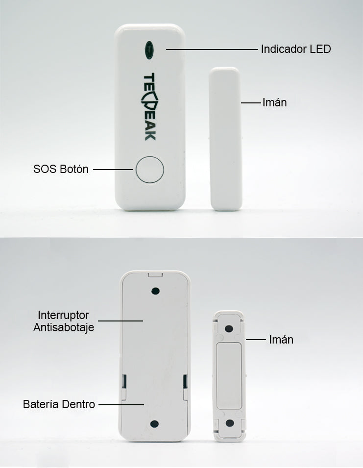 A2 - Allarme di Sicurezza WiFi / GSM (Nero)